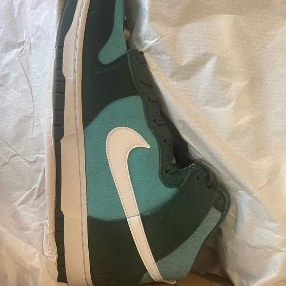 Nike dunk hi size 14 new pro green/teal mariners - Picture 2 of 9